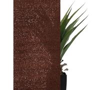 Suinga - MALLA de SOMBREO OCULTACION 1,5 x 10 metros, marrón. OCULTACIÓN MARRON 100% para terrazas, jardines y delimitación de parcelas.