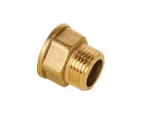 Suinga Manguito Igual M-H 1/2" Tipo Marsella | Conexión Macho-Hembra de Latón Segura y Resistente para Tuberías | Ideal para Fontanería, Calefacción, Riego e Instalaciones Industriales