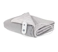 Suinga Manta eléctrica Cama 170x100 cm, Manta Electrica Grande 120W, 3 Niveles de Calor, Calienta Camas, Apagado Automático, Mando electrónico extraíble