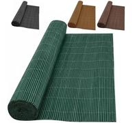 Suinga Mimbre Ocultación Verde 2x3 m | Cerramiento Mimbre Artificial Terraza Jardin PP+PE | Valla Decorativa Ocultación 90%