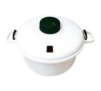 Suinga Olla a Presión para Microondas 2,8 L - Recipiente silicona cocinar microondas, arrocera microondas/cocedor de arroz microondas, vaporera microondas para cocinar al vapor