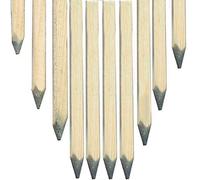 Suinga Pack 10 Estacas para Arboles 150 cm Ø 3 cm | Tutores con Punta | Poste para Vallas, Jardin y Plantas | Poste de Madera| Soporte para arboles