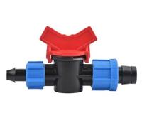 Suinga Pack 10 x Llave de paso Cinta de riego por goteo 16mm a toma. Válvula derivación con junta utilizada para conectar directamente la cinta de goteo 16 mm a la tubería principal de riego