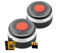 Suinga Pack 2 Luz de Emergencia coche V16 Homologada DGT con Geolocalización - Baliza v16 homologada dgt - Luz homologada para Coche Emergencia