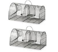 Suinga Pack 2 x Jaula multicaptura 2 departamentos 44 x 22 x 19 cm. Utilizada para Roedores
