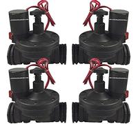 Suinga Pack 4 ELECTROVALVULA RIEGO automatico 3/4" 24V 25MM con REGULADOR CAUDAL para PROGRAMADORES RIEGO ELECTRICO de cualquier marca