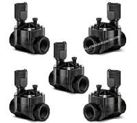 Suinga Pack 5 Electroválvula 1" 24V 100HV R.Bird. Funciona con programadores eléctricos de cualquier marca del mercado