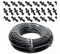 Suinga PACK MICROTUBO Flexible 4,5 x 6,5 mm 200 METROS + 100 Enlaces microtubo. Tubería utilizada para riego por goteo