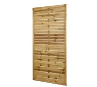 Suinga Panel Decorativo de Madera Recto 90 x 180 cm | Celosia para Jardin, Terraza y Ocultacion Exterior | Paneles Decorativos de Diseño