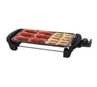 Suinga Plancha de Asar Antiadherente 1600W | Plancha Grill Piedra Rockstone 40x20 cm | Resistente a Rayado | Parrilla Electrica Cocina | Temperatura regulable 80-230º