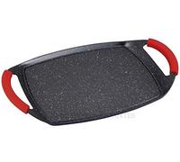 Suinga Plancha de Cocina con Revestimiento de Piedra 36cm | Sarten Grill para Cocinas de Induccion, Vitroceramica, Gas | Plancha de Asar