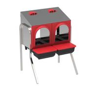 Suinga PONEDERO GALLINAS Interior 2 departamentos 57x47x77 cm. Incluye Patas. Capacidad 12 gallinas