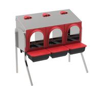 Suinga PONEDERO GALLINAS Interior 3 departamentos 82x47x77 cm. Incluye Patas. Capacidad 18 gallinas.