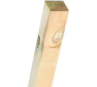 Suinga Postes madera pino | 120x7x7 cm | Tratamiento autoclave | Ideal vallas y pérgolas | Madera cepillada | Uso exterior | Resistente intemperie | Calidad UE |