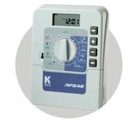 Suinga Programador de Riego RPS46 6 zonas Interior K-Rain | Riego Automático para Jardín | Temporizador de Riego Eléctrico