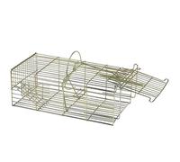 Suinga Trampa Animales Vivos Reutilizables Multicaptura 36x17x16,5 cm - Jaula Trampa para Animales para Conejos, Gatos, Zorros y mapaches
