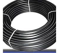 Suinga TUBERIA 20MM Polietileno ALIMENTARIA alta densidad. Presión máxima 16 BAR. Bobina 100 METROS. Color negro banda azul. Tuberia con Certificado AENOR apta uso agua potable.