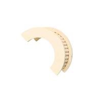 SUIOPPYUW Accesorio de Puente de para Madera para hámster Que Mejora la diversión de trepar y la satisfacción de Masticar para Mascotas pequeñas. Satisface, Beige, Escalera en Forma de C