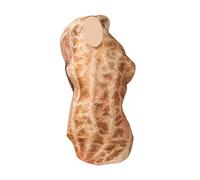 SUIOPPYUW Accesorio único para disfraz de Halloween, ropa de cacahuete que atrae todas las miradas en una divertida celebración temática, fiesta de cosplay, traje de fiesta, Marrón, Niños S