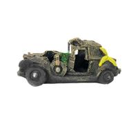 SUIOPPYUW Adornos para peceras, Cuevas, escondites, hábitats, decoración única de restos de Autos, Que añade Aventura al Mundo del Acuario. Decoración acuarios Resina con imitación restos, Auto