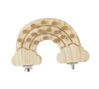SUIOPPYUW Atractivo Soporte para pájaros con un eficaz Juguete masticable para Loros Que fomenta la Actividad física. Las golosinas Entre los topes atraerán a los Loros a Buscar