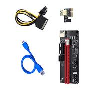 SUIOPPYUW Cable Extensor PCI-E Placa de alimentación USB 3.0 1X a 16X Capacitores de Pantalla Tarjeta de extensión Adaptador de PC de Escritorio portátil