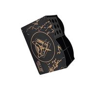 SUIOPPYUW Caja de almacenamiento para peluquero, compartimentos para cepillos de pelo, peine, tijeras, estante de exhibición, organizador de estilismo, tocador, cosmética profesional, Negro