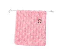 SUIOPPYUW Cama de Transporte para petauros del azúcar, Refugio para hámsteres y Ardillas, Bolsa para Dormir cómoda, acogedora y con cordón Ajustable, Rosa, 19x16cm