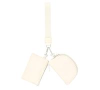 SUIOPPYUW Cartera Pequeña para Mujer con Cremallera De Seguridad Y Hebilla De Metal Multifuncional No Deje Que Los Artículos Pequeños Se Pierdan En El Caos Adecuado, Beige