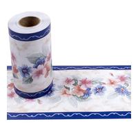 SUIOPPYUW Cenefa de papel pintado autoadhesiva para decoración de sala de estar y dormitorio, 10 m x 10 cm, cenefa de papel pintado de PVC autoadhesiva, 10 metros x 10 cm, do