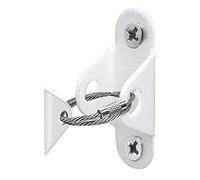 SUIOPPYUW Cerradura anticaída para muebles, armario de acero inoxidable, librería, cierre de armario, juego antipuntas, seguridad de escalada infantil, Blanco