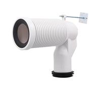 SUIOPPYUW Conector de descarga para inodoro con cambiador de brida. Fácil instalar. Compatible con diámetros interiores 90 a 105 mm. Reemplazo la brida descarga para inodoro, Tipo A, 28cm