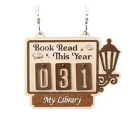 SUIOPPYUW Contador de años de Lectura Libros para Profesores Simplifique la evaluación la Lectura Herramienta conteo innovadora Objetivos estimulantes Seguimiento Libros leídos Señal