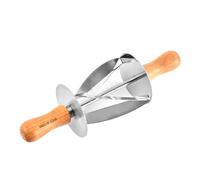 SUIOPPYUW Cortador de cruasanes seguro con mango de Para madera, corte sin esfuerzo, fácil de limpiar, cuchillo de panadero de acero inoxidable antiadherente