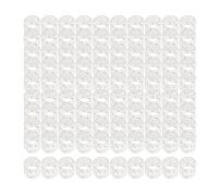 SUIOPPYUW Cuentas para rastas con 100 anillos trenzados ajustables de color dorado y puños metálicos duraderos. Clips decorativos de moda unisex, Plata, 0.47 x 0.39 pulgadas