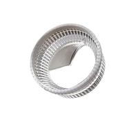 SUIOPPYUW El anillo dosificador para cafeteras moka ofrece una transferencia de polvo eficaz. Mantiene la cocina limpia. Ligero para un fácil. Facilita la dosificación y evita