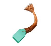 SUIOPPYUW Fáciles de colgar sin palos ni estacas. Etiquetas impermeables de PVC para colgar plantas. Etiquetas prácticas para arbustos y vegetales. Información fácil escribir, Verde, 3.5 x 2.5 cm