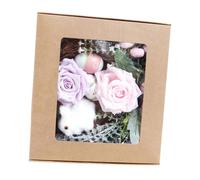 SUIOPPYUW Hermosa de Pascua, adorno artificial decorativo, kit para hacer coronas de Pascua, decoración navideña.