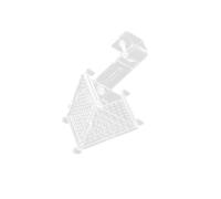 SUIOPPYUW Innovador Cono de alimentación de acrílico para Peces con Ventosa Que Mantiene a los Peces alimentados y el Tanque ordenado sin Esfuerzo. Se Puede Usar en peceras y