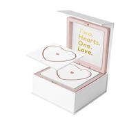 SUIOPPYUW Kit de pulseras permanentes para San Valentín, recuerdos duraderos con tu ser querido, kit de pulseras DIY para aniversarios, regalos para parejas, joyería, Oro rosa, 12x12x5cm