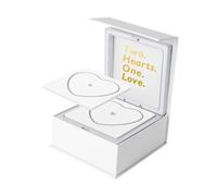 SUIOPPYUW Kit de pulseras permanentes para San Valentín, recuerdos duraderos con tu ser querido, kit de pulseras DIY para aniversarios, regalos para parejas, joyería, Plata, 12x12x5cm