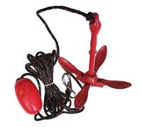 SUIOPPYUW Kits de Anclaje para Barcos de Visibilidad. Repuestos de Garra Plegable con Cuerda Trenzada de 7,6 m y boya. Adecuado para Kayaks y veleros. Accesorios de Anclaje