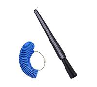 SUIOPPYUW Medidor de anillo Stick portátil a escala tamaño de EE. UU. de mano profesional DIY reemplazar calibre de medición accesorios de herramientas de joyería, Tipo 12