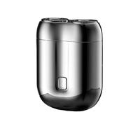 SUIOPPYUW Mini afeitadora magnética que ahorra trabajo, batería de gran capacidad para ABS duradero, conveniente y que ahorra trabajo, fácil de llevar, plata