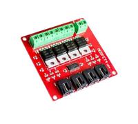 SUIOPPYUW Módulo de conmutación avanzado de cuatro canales con MOSFET, 4 vías, control de motor y de iluminación, módulo de conmutación aislado, control de relé IRF540 V2.0