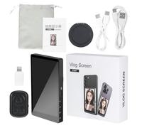 SUIOPPYUW Palo Selfie con cámara Trasera para teléfono para Hermosas Fotos de Ropa y Pantalla Que Gira horizontalmente para Voltear la Pantalla rápidamente, Negro
