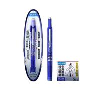 SUIOPPYUW Pluma estilográfica retráctil Pilot para una experiencia de escritura suave Writech Clictek pluma estilográfica retráctil Pilot, azul profundo, BorrableAzul1+5