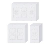 SUIOPPYUW Sellador de interruptores aislantes, aislador de Salidas, selladores de Corrientes de Aire, Placas de Pared fáciles de Instalar, previenen Fugas de Aire, mejoran la
