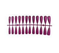 SUIOPPYUW Tabletas para mejorar las uñas No son susceptibles a las alergias Durabilidad Uña falsa Llamativo Consejos de manicura encantadores , JM-18Fucsia