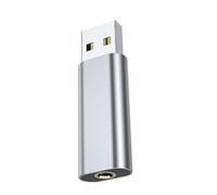 SUIOPPYUW Tarjeta de Sonido estéreo Externa portátil Adaptador de Audio USB a 5 mm Funciona a la perfección con Auriculares y Diversos Sistemas Audio Tarjeta Sonido Externa portátil Altavoz PC